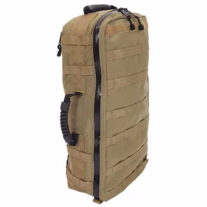 Tactical Medic Pack, Cordura Nylon, 11 in L, 6 in W, Brown